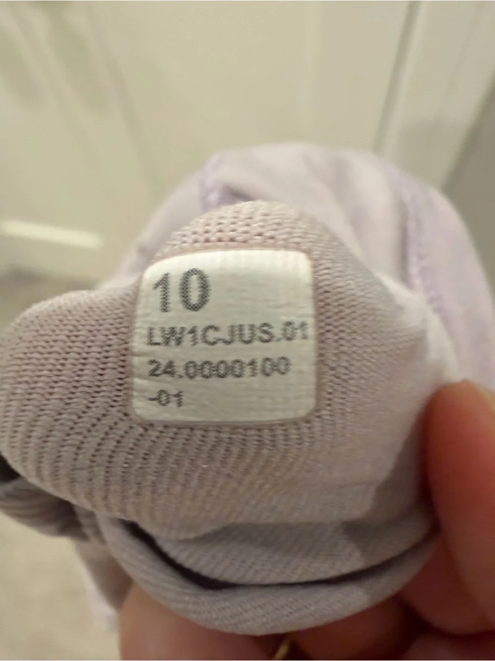 Lululemon Ebb To Street Racerback Crop Tank Top Lavender Dew Sz 10